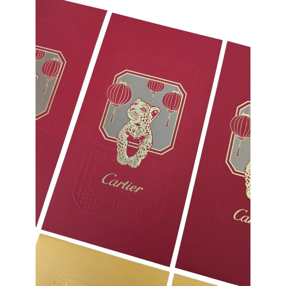 2026 Cartier Red Envelopes Lunar New Year Year of the Horse Chinese 10x Panthere